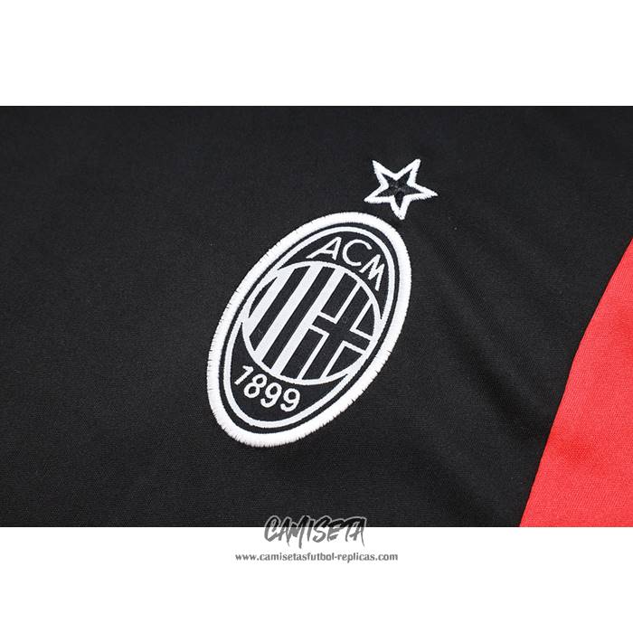Chandal del AC Milan 2023-2024 Manga Corta Negro